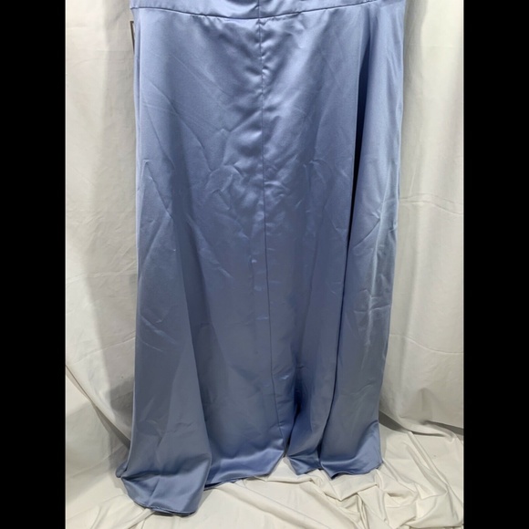 NWT $299 XSCAPE Satin Off Shoulder Ball Gown in Sky Blue [PLUS SZ 18W ]‎ - Picture 11 of 12